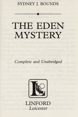 Cover of The Eden Mystery