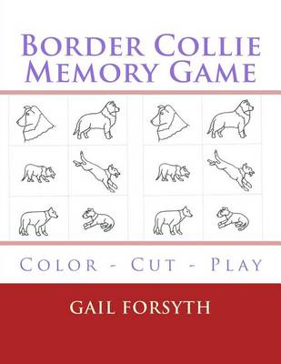 Book cover for Border Collie Memory Game