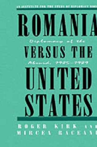 Cover of Romania Versus the United States