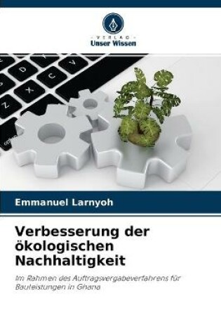 Cover of Verbesserung der oekologischen Nachhaltigkeit