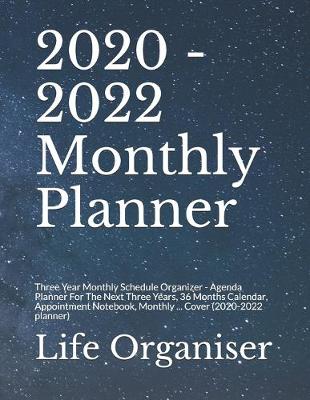 Book cover for 2020 - 2022 Monthly Planner