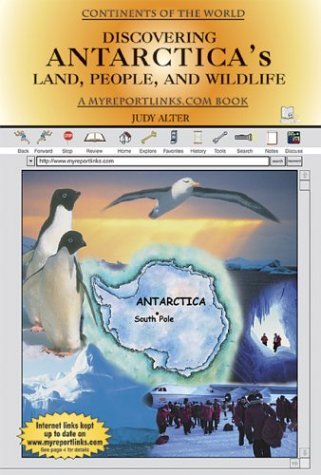 Book cover for Discovering Antarctica's Land, People, and Wildlife