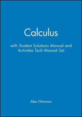 Book cover for Calculus with Student Solutions Manual and Activities Tech Manual Set