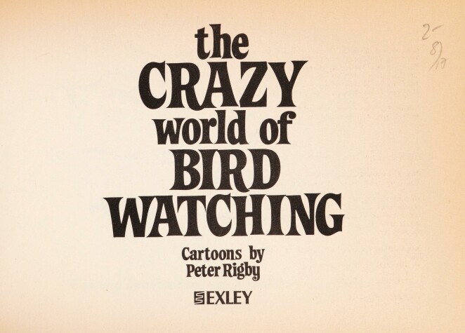 Book cover for Crazy World of Birdwatching