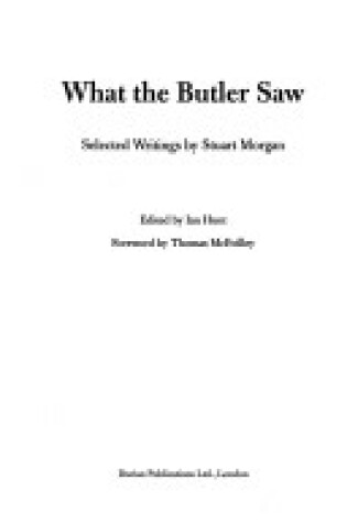 Cover of What the Butler Saw