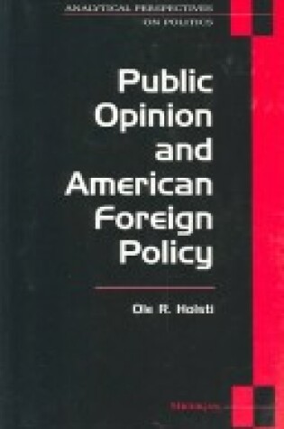 Cover of Public Opinion and American Foreign Policy