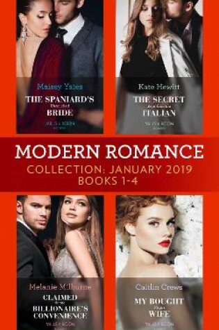 Cover of Modern Romance January Books 1-4