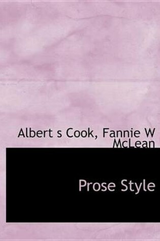 Cover of Prose Style