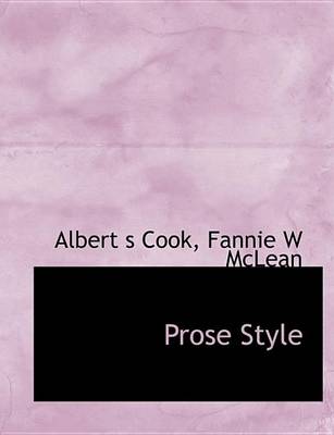 Book cover for Prose Style