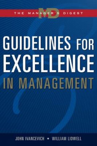 Cover of Guidelines for Excellence in Management