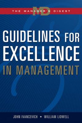 Book cover for Guidelines for Excellence in Management