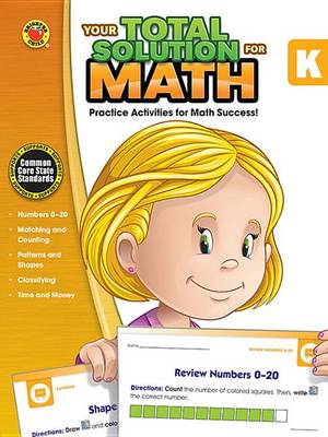 Book cover for Your Total Solution for Math, Grade K