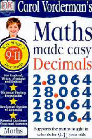Cover of Maths Made Easy Topic Book:  Decimals KS2 Upper