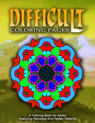 Book cover for DIFFICULT COLORING PAGES - Vol.3