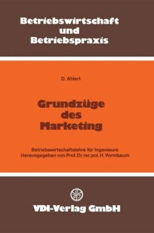 Cover of Grundzüge des Marketing