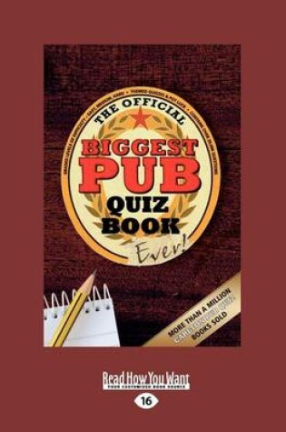 Cover of The Biggest Pub Quiz Book Ever! 1