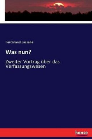 Cover of Was nun?