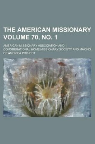 Cover of The American Missionary Volume 70, No. 1