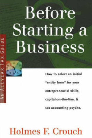 Cover of Before Starting a Business