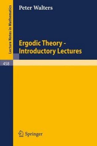 Cover of Ergodic Theory - Introductory Lectures