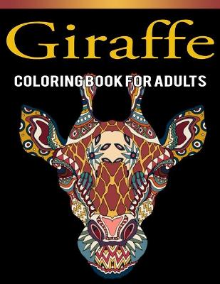Book cover for Giraffe Coloring books for adults