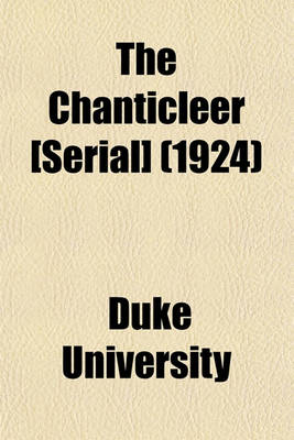 Book cover for The Chanticleer [Serial] (1924)