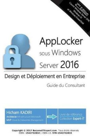 Cover of AppLocker Windows Server 2016 - Design et deploiement en Entreprise
