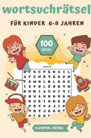 Cover of Wortsuchrätsel für kinder 6-8 Jahren