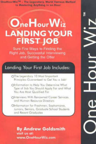 Cover of Landing Your First Job