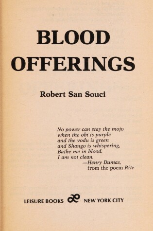 Cover of Blood Offerings