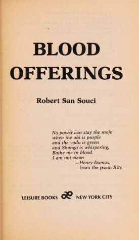 Book cover for Blood Offerings