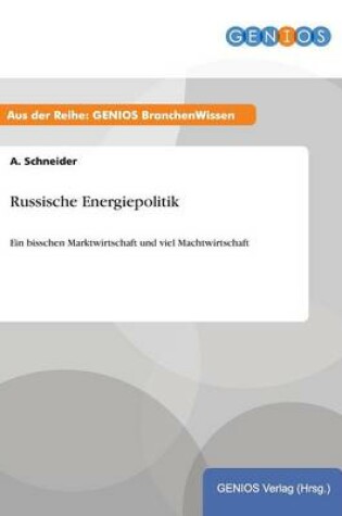 Cover of Russische Energiepolitik