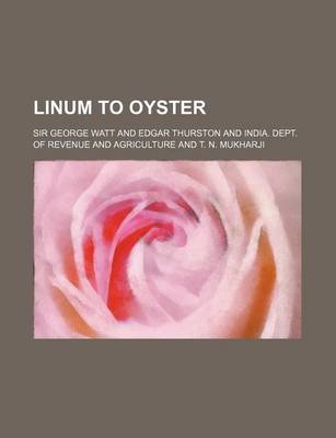 Book cover for Linum to Oyster