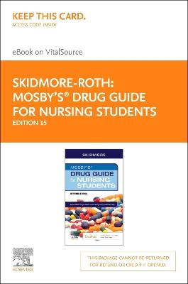 Cover of Mosby's Drug Guide for Nursing Students - Elsevier eBook on Vitalsource (Retail Access Card)