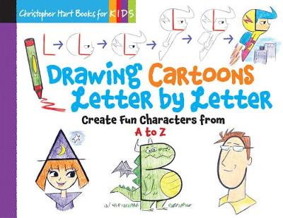 Book cover for Drawing Cartoons Letter by Letter