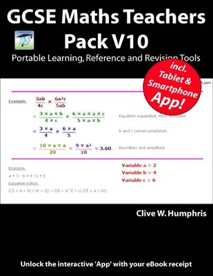 Book cover for GCSE Maths Teachers Pack V10 Portable Learning, Reference and Revision Tools