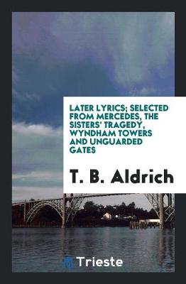 Book cover for Later Lyrics