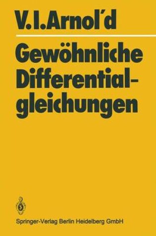 Cover of Gewahnliche Differentialgleichungen