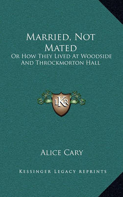 Book cover for Married, Not Mated