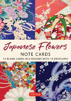 Book cover for Japanese Flowers, 12 Note Cards