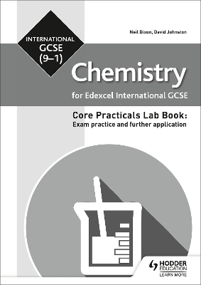 Book cover for Edexcel International GCSE (9-1) Chemistry Student Lab Book: Exam practice and further application