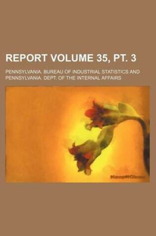 Cover of Report Volume 35, PT. 3