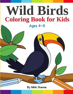 Book cover for Wild Birds Coloring Book for Kids