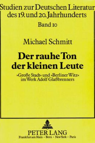 Cover of Der Rauhe Ton Der Kleinen Leute