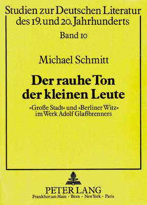 Cover of Der Rauhe Ton Der Kleinen Leute