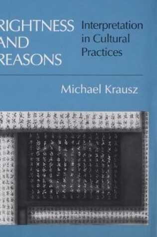 Cover of Rightness and Reasons