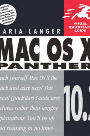 Cover of Mac OS X 10.3 Panther:Visual QuickStart Guide with                    Computing Mousemat