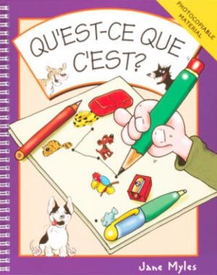 Cover of ?Qu 'est-ce que c?est? (Includes Book (1) and Audiocassette (1))