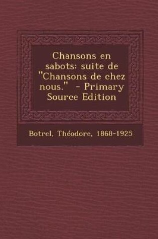 Cover of Chansons En Sabots