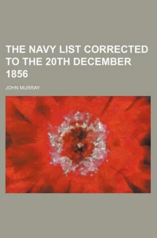 Cover of The Navy List Corrected to the 20th December 1856